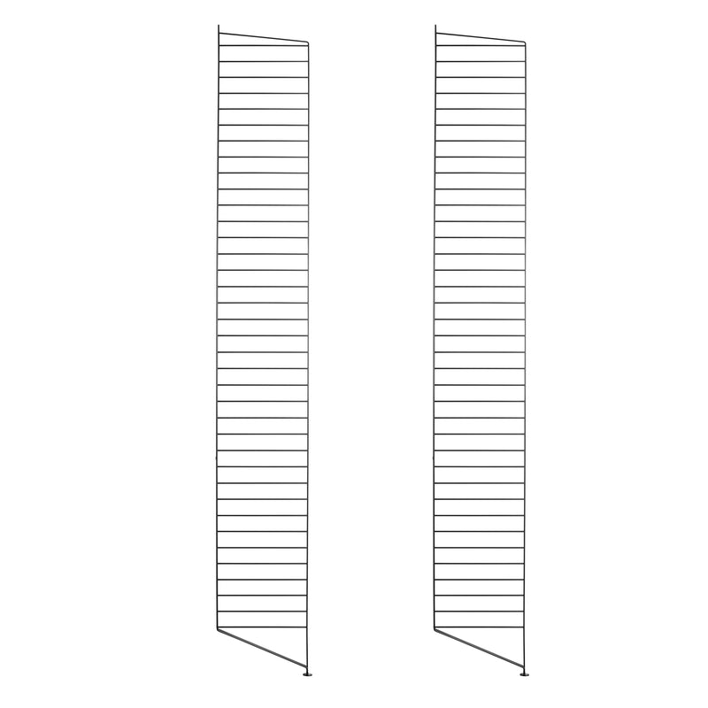String - Bodenleiter | 2er Set / 200 x 30 cm / schwarz