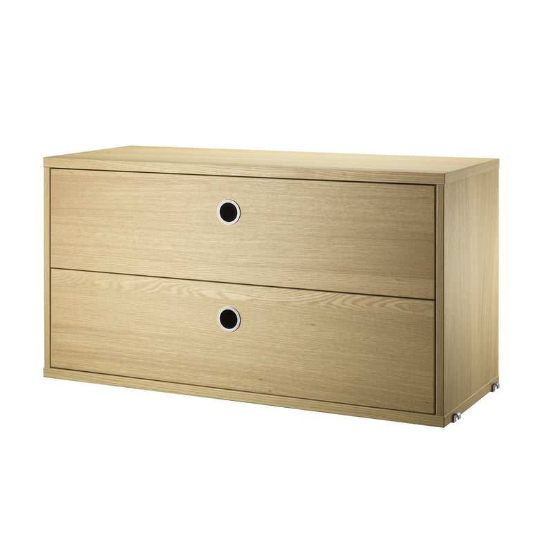 String - Schrankmodul mit Schubladen | 78 x 30 cm / Eiche
