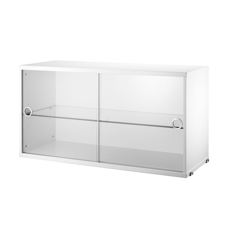 String - Vitrinen-Modul | weiß