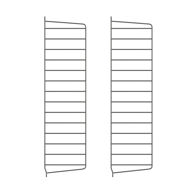 String - Wandleiter 20 cm | 2er-Set / 75 cm / dunkelgrau
