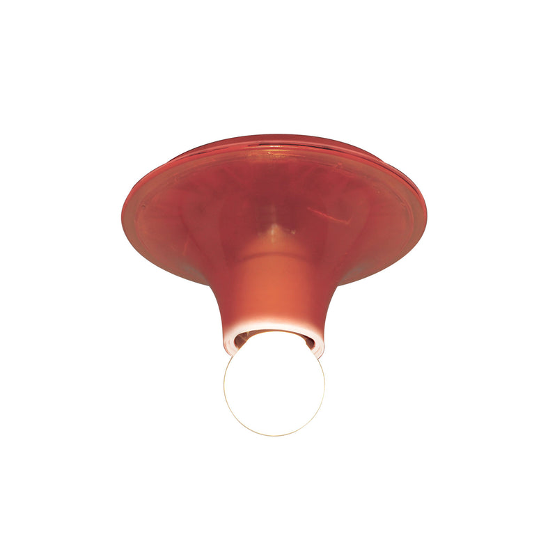 Artemide - Teti Wand- und Deckenleuchte | transparent orange