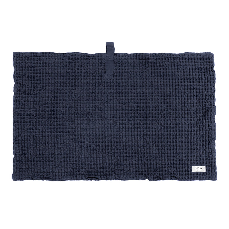 The Organic Company - Big Waffle Badematte | dunkelblau