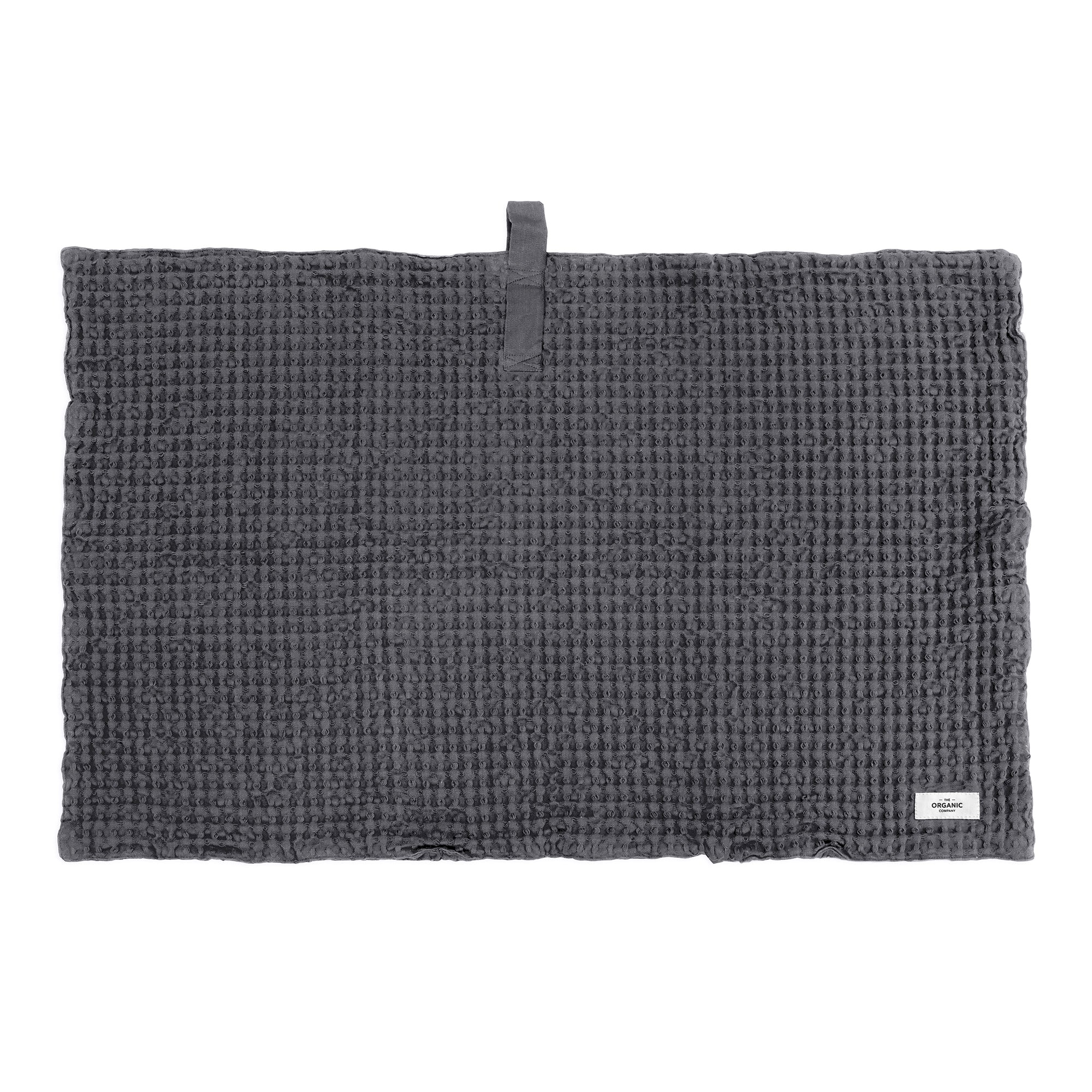The Organic Company - Big Waffle Badematte | dunkelgrau