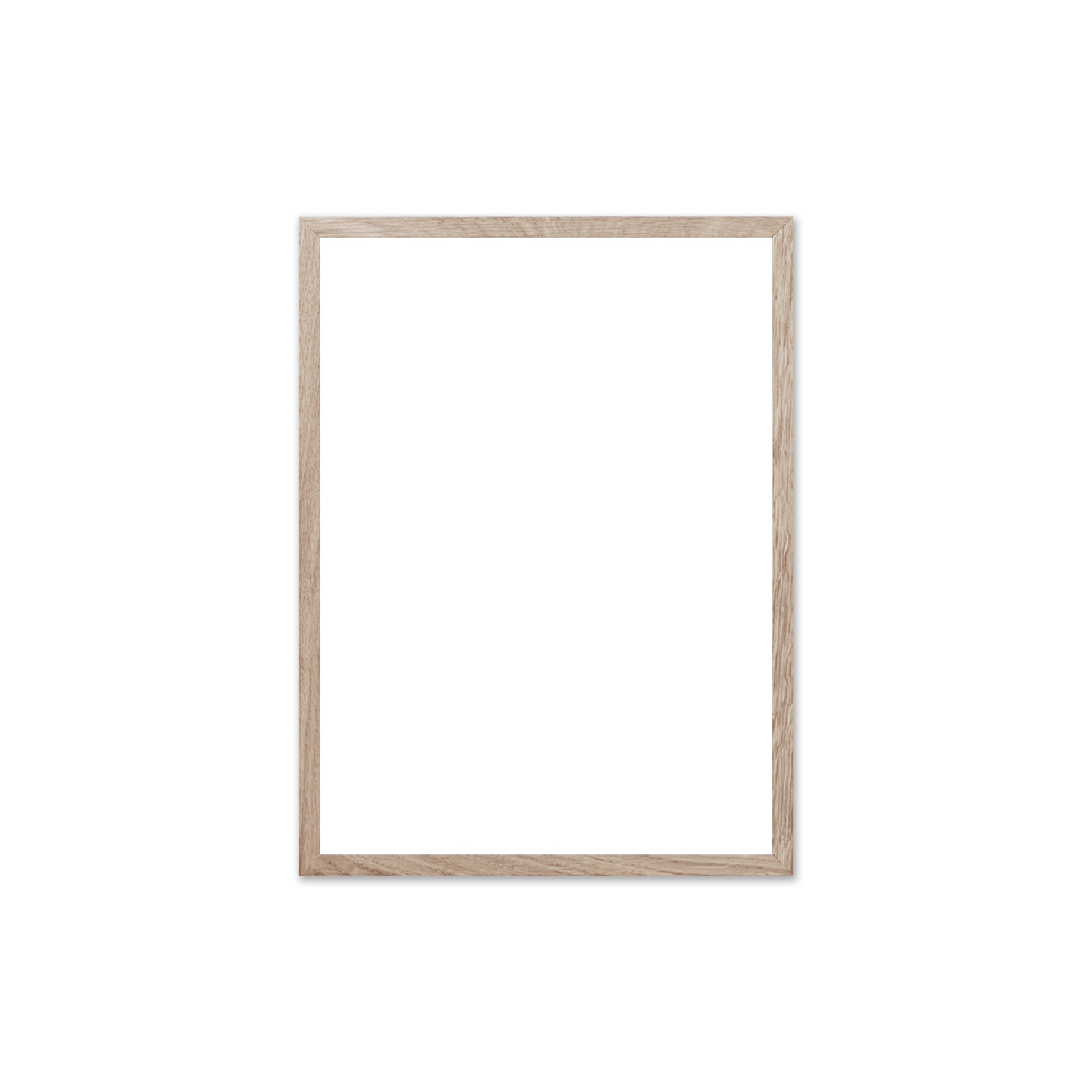 The Poster Club - Bilderrahmen Eiche natur | Echtglas / 30 x 40 cm