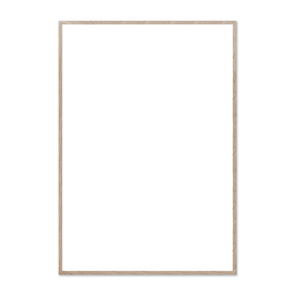 The Poster Club - Bilderrahmen Eiche natur | Echtglas / 70 x 100 cm