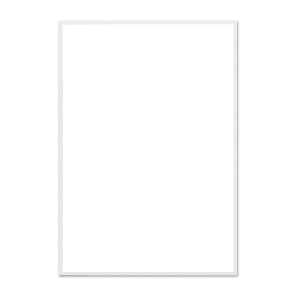 The Poster Club - Bilderrahmen Eiche weiß | Plexiglas / 70 x 100 cm