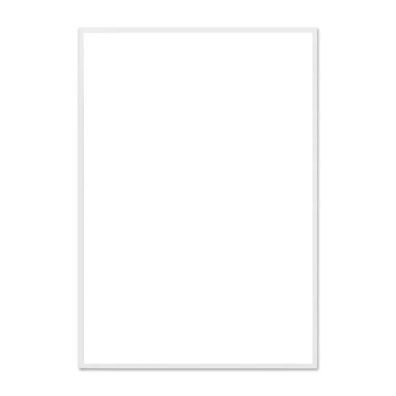 The Poster Club - Bilderrahmen Eiche weiß | Plexiglas / 70 x 100 cm