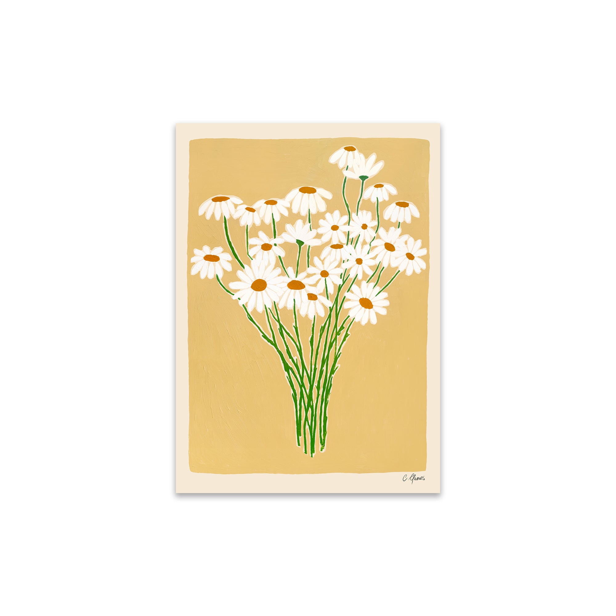 The Poster Club - Daisies von Carla Llanos | 30 x 40 cm