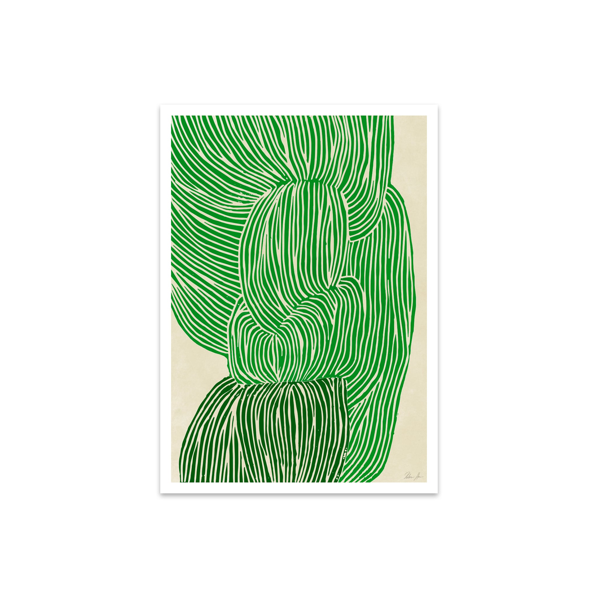 The Poster Club - Green Ocean von Rebecca Hein | 40 x 50 cm