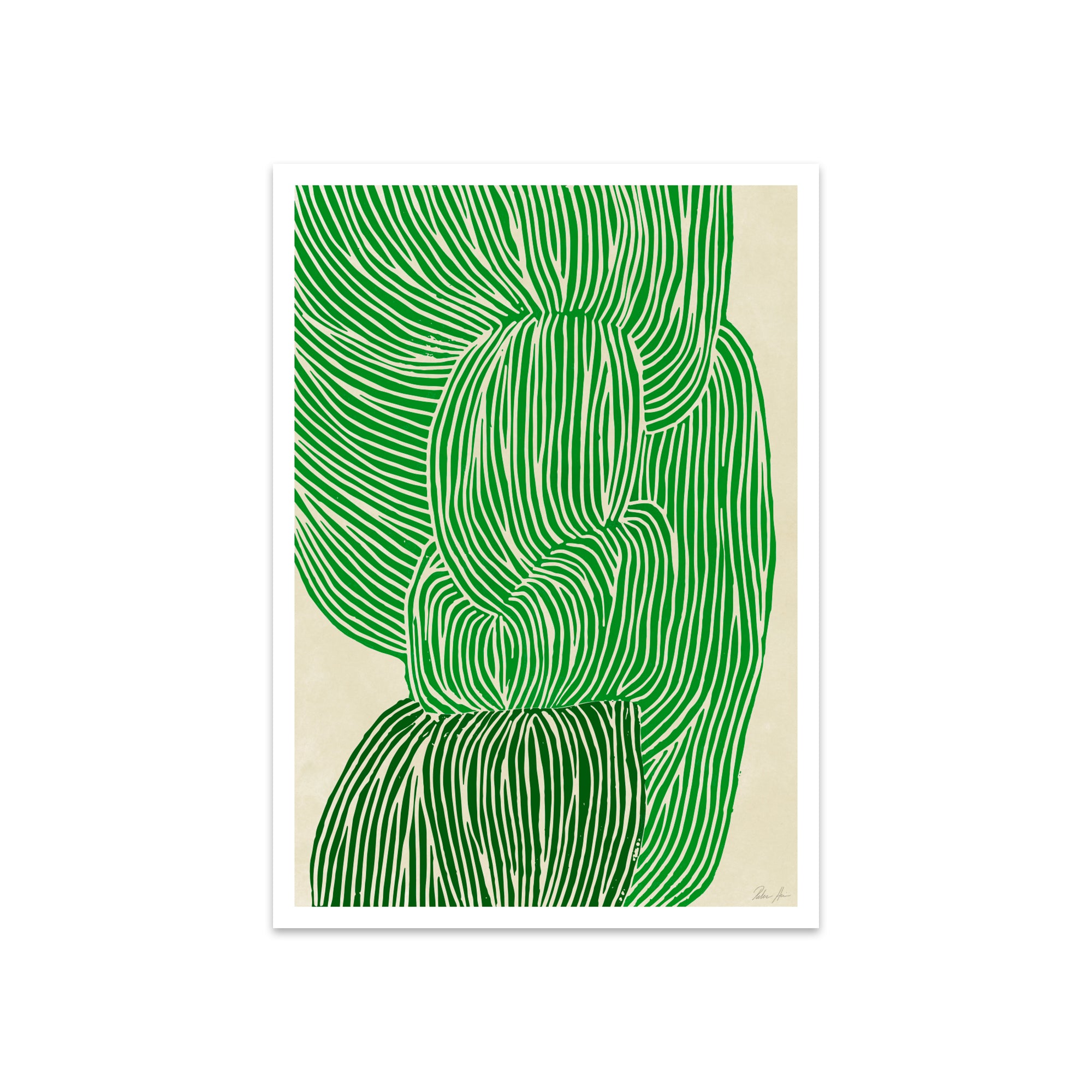 The Poster Club - Green Ocean von Rebecca Hein | 50 x 70 cm