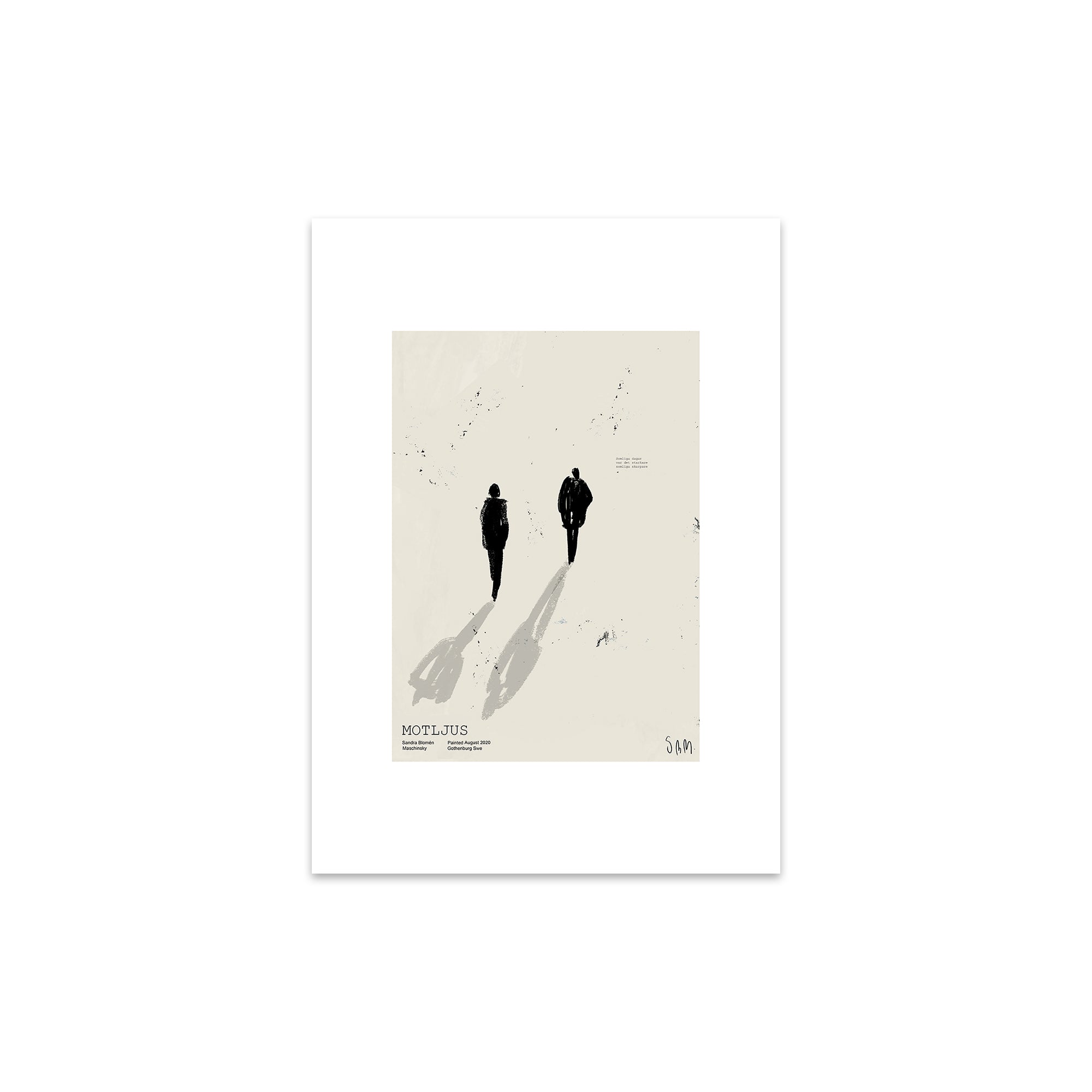 The Poster Club - Motljus von Sandra Blomen Maschinsky | 30 x 40 cm