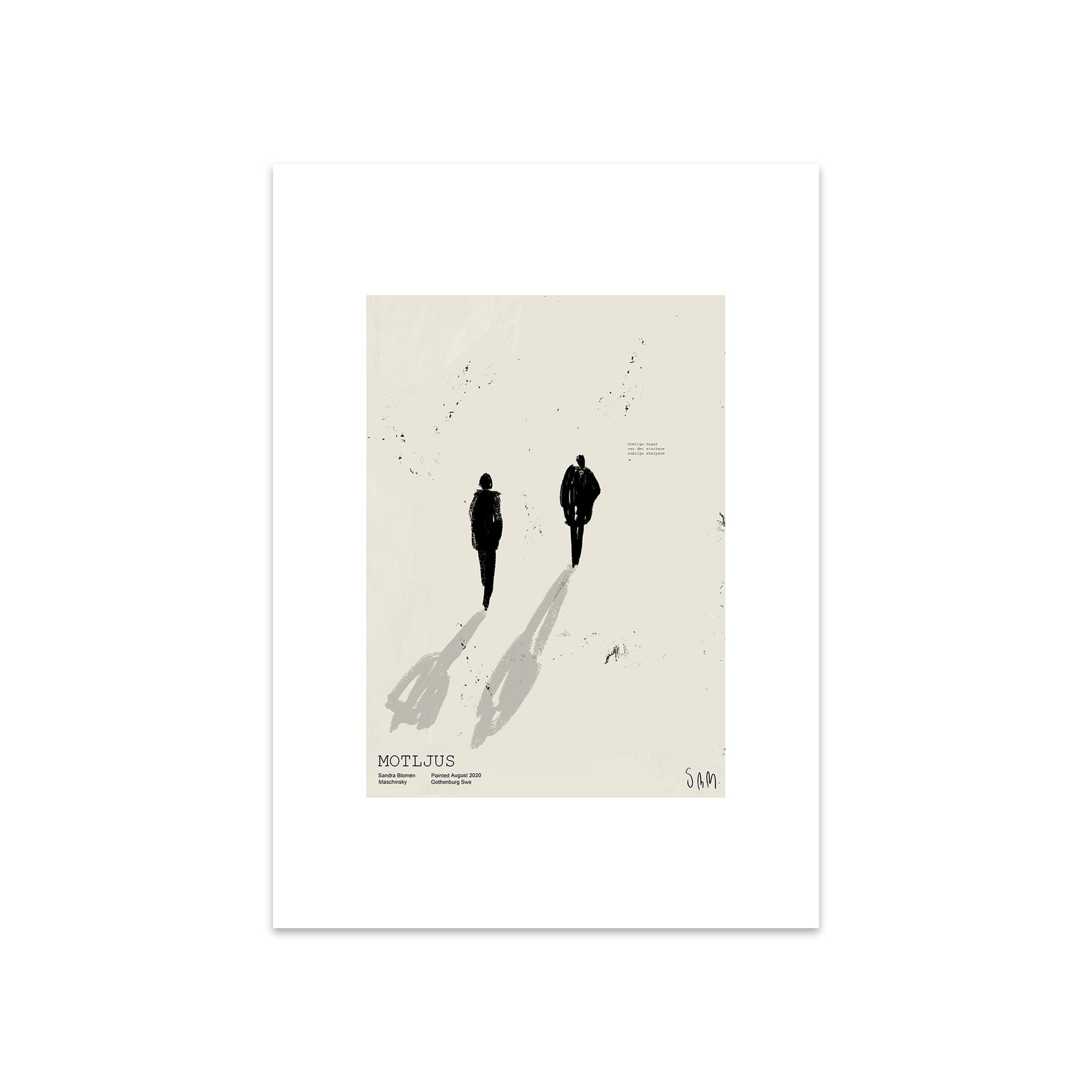 The Poster Club - Motljus von Sandra Blomen Maschinsky | 50 x 70 cm