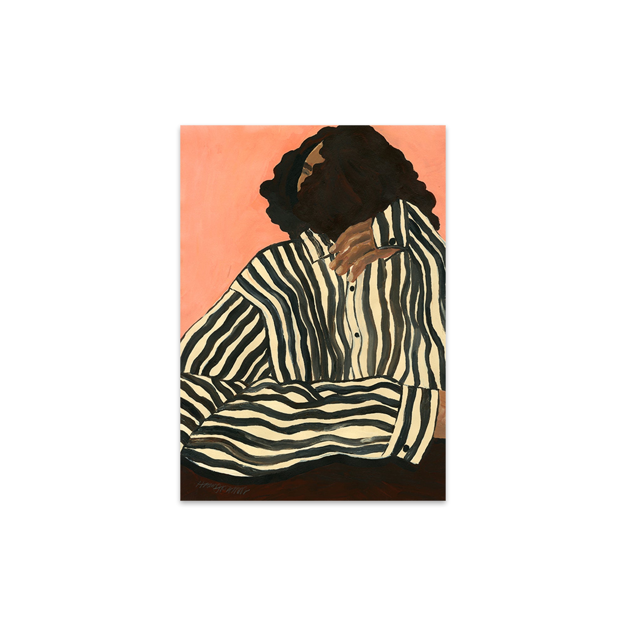 The Poster Club - Serene Stripes von Hanna Peterson | 30 x 40 cm