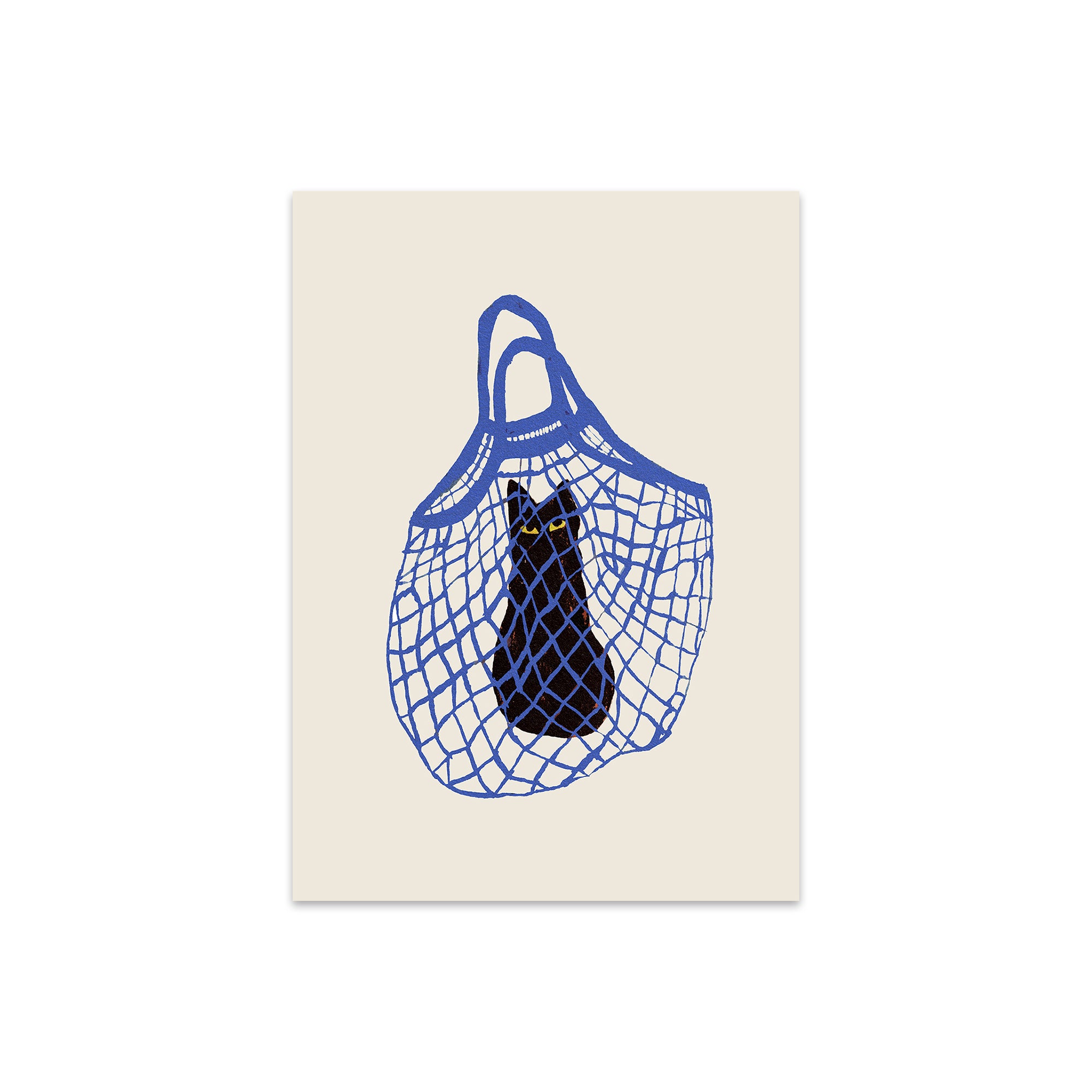 The Poster Club - The Cat’s In The Bag von Chloe Purpero Johnson | 40 x 50 cm