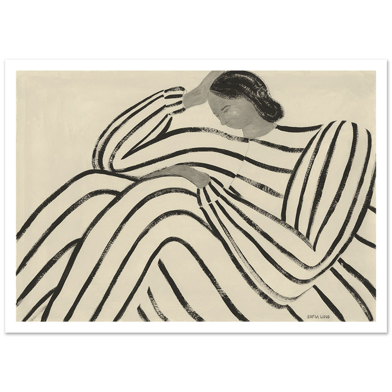The Poster Club - Waiting von Sofia Lind | 100 x 140 cm