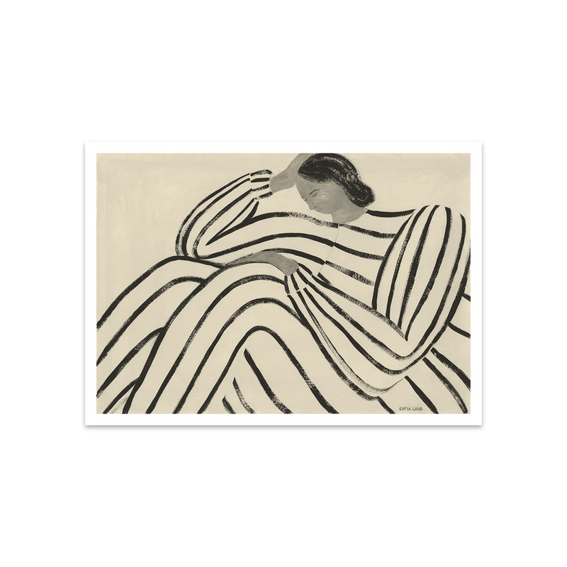 The Poster Club - Waiting von Sofia Lind | 50 x 70 cm