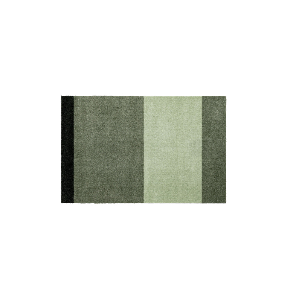 tica copenhagen - Stripes Horizontal Läufer | 60 x 90 cm / hell/dusty/dunkelgrün