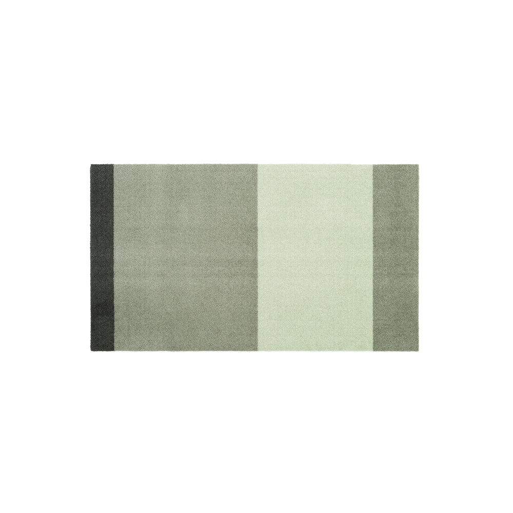 tica copenhagen - Stripes Horizontal Läufer | 67 x 120 cm / hell/dusty/dunkelgrün