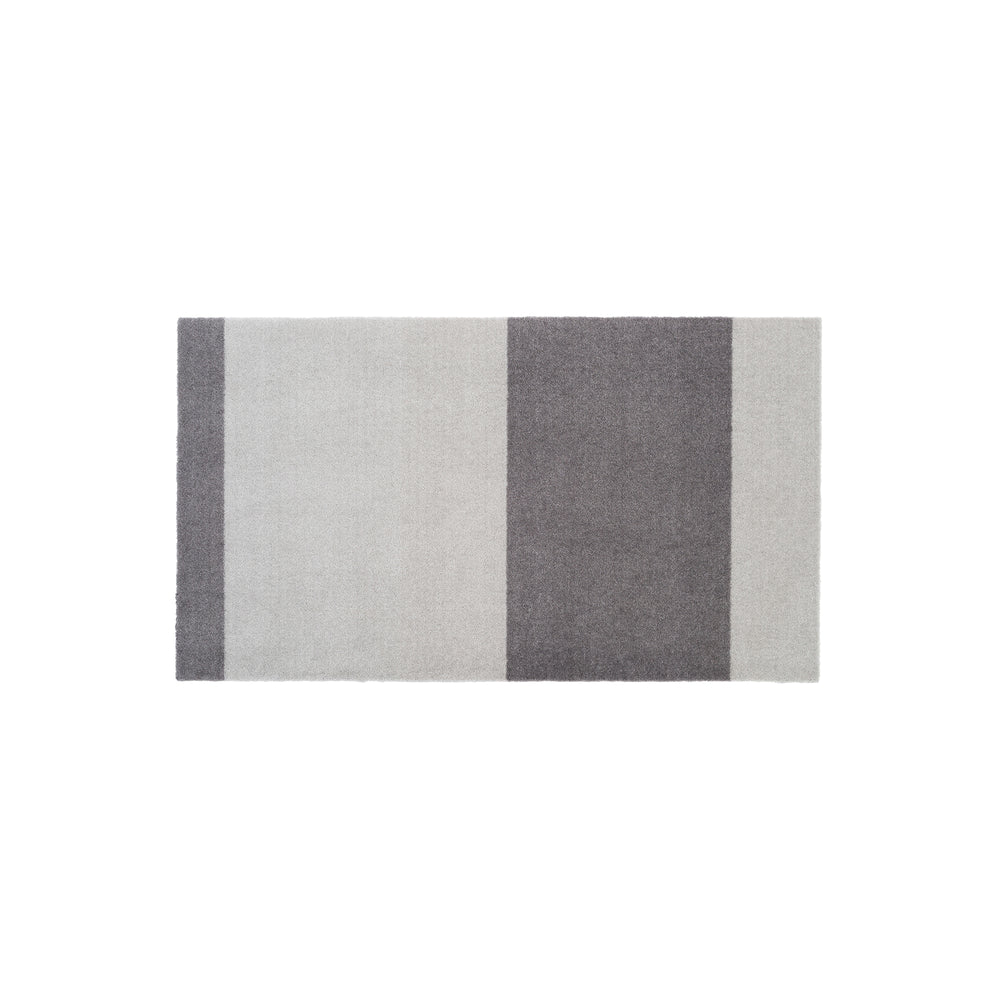 tica copenhagen - Stripes Horizontal Läufer | 67 x 120 cm / hellgrau/stahlgrau