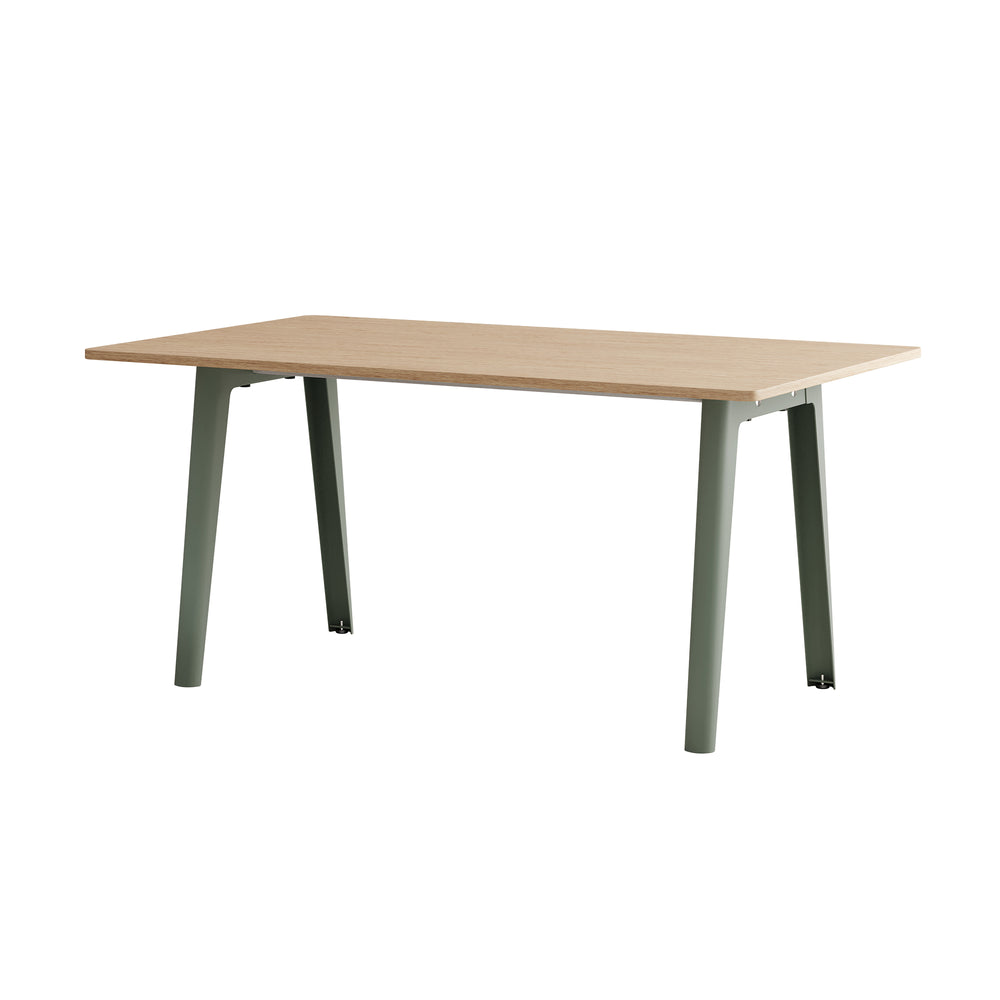 TipToe - NEW MODERN Esstisch | Eiche / 95 x 160 cm / eukalyptus grau