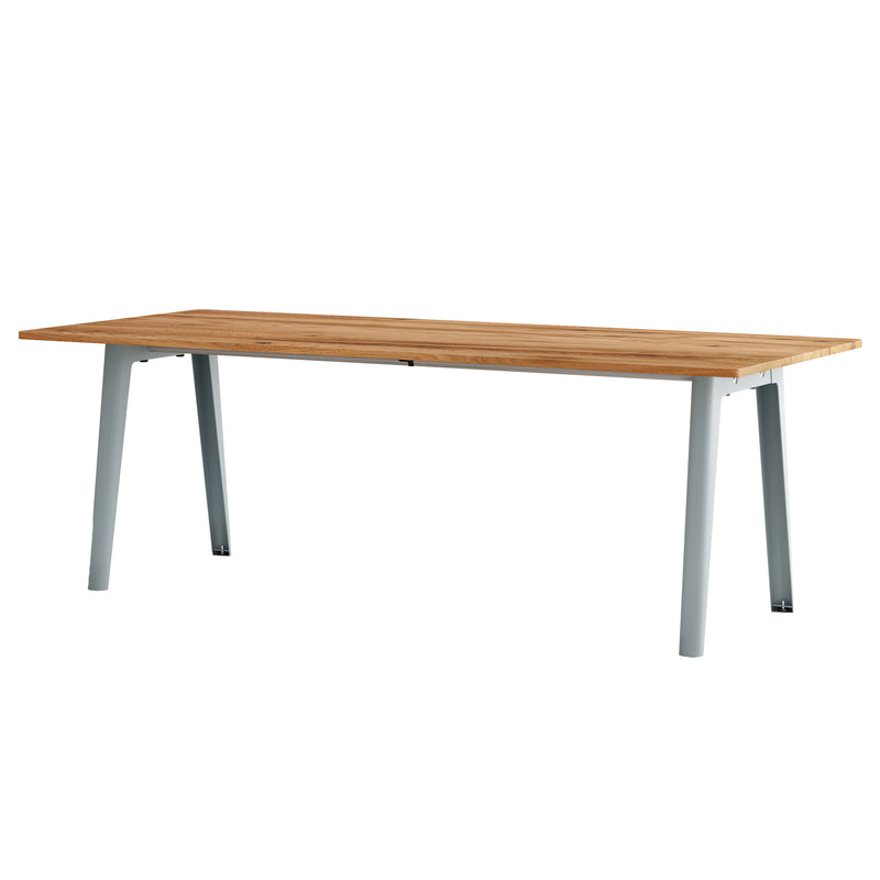 TipToe - NEW MODERN Altholz Esstisch | 95 x 220 cm / blassblau