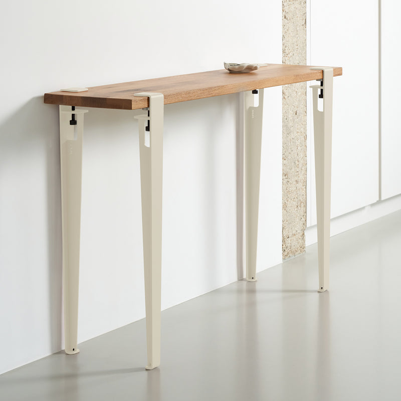 TipToe - Tisch- und Schreibtischbein | creme weiß