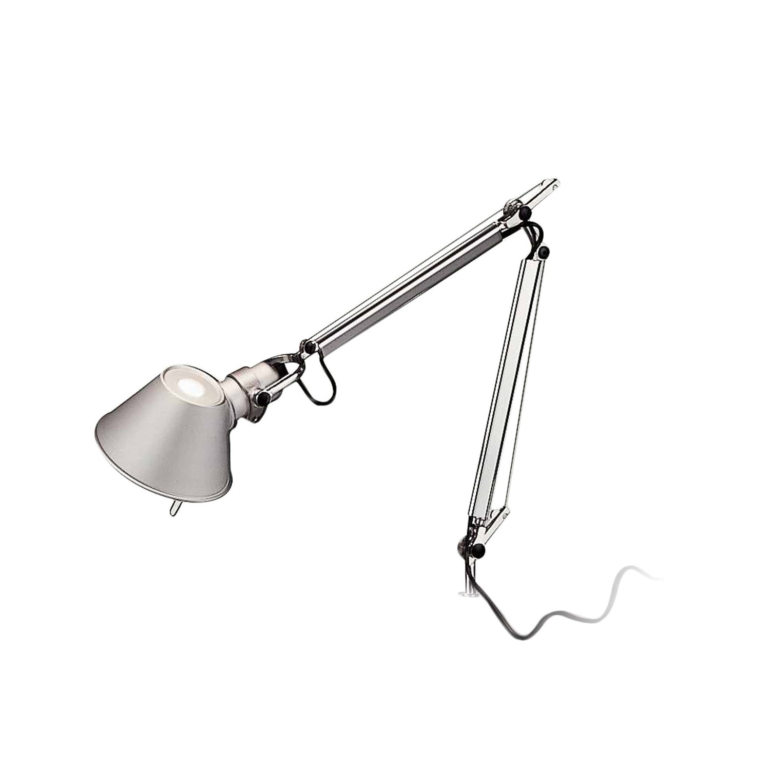 Artemide - Tolomeo Mini Tischleuchte, Body, Aluminium | alusilber