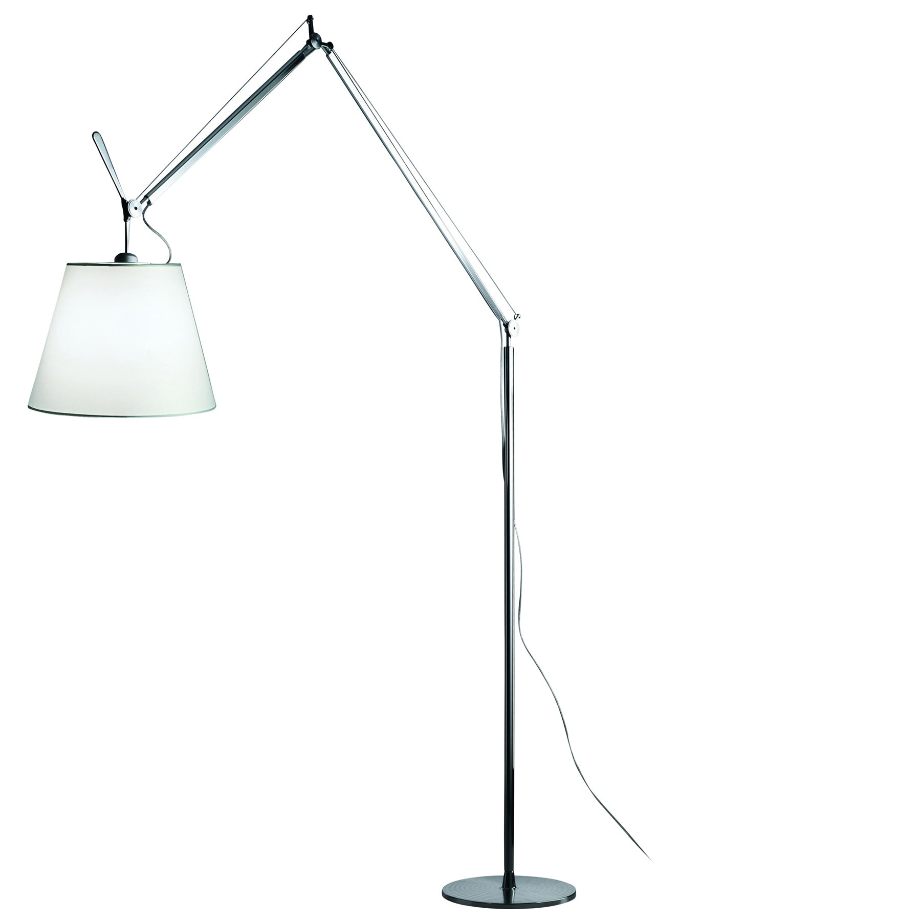Artemide - Tolomeo Mega Terra LED-Stehleuchte, Body | alusilber