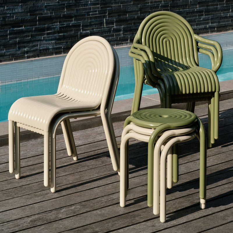 Tom Dixon - Groove Gartenarmlehnstuhl