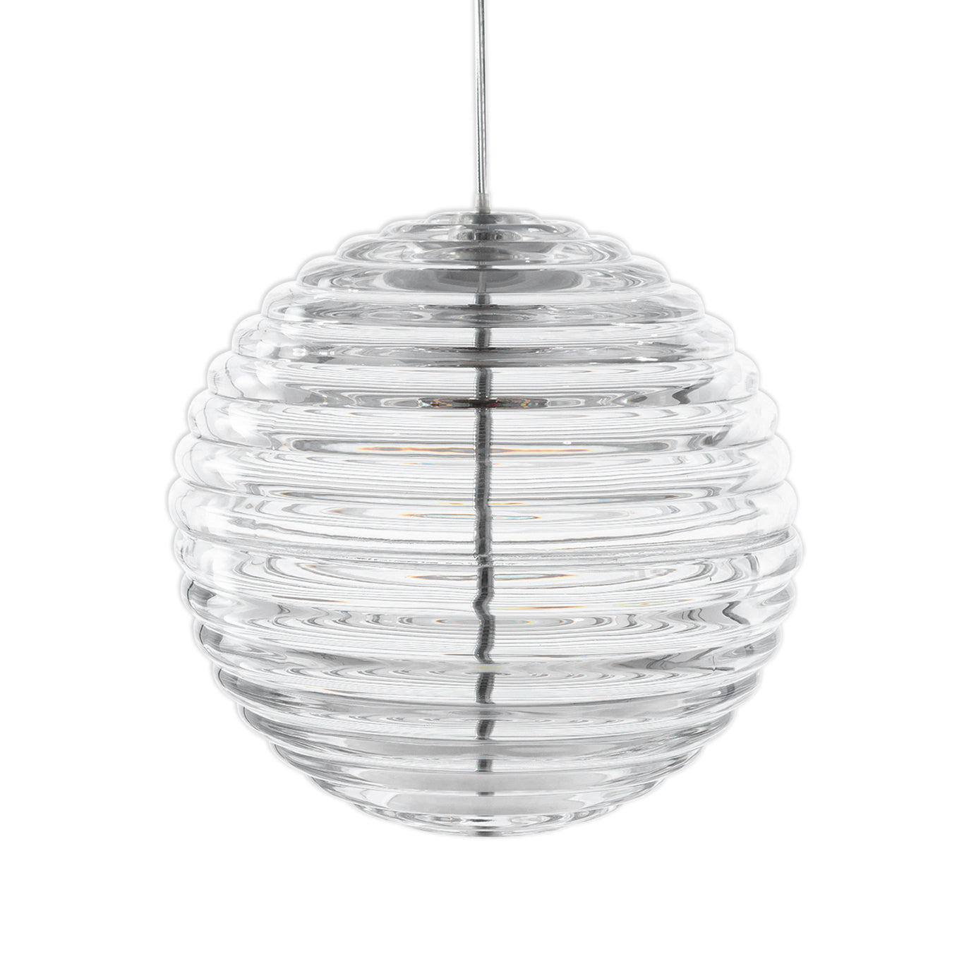 Tom Dixon - Press LED Pendelleuchte | Sphere / transparent