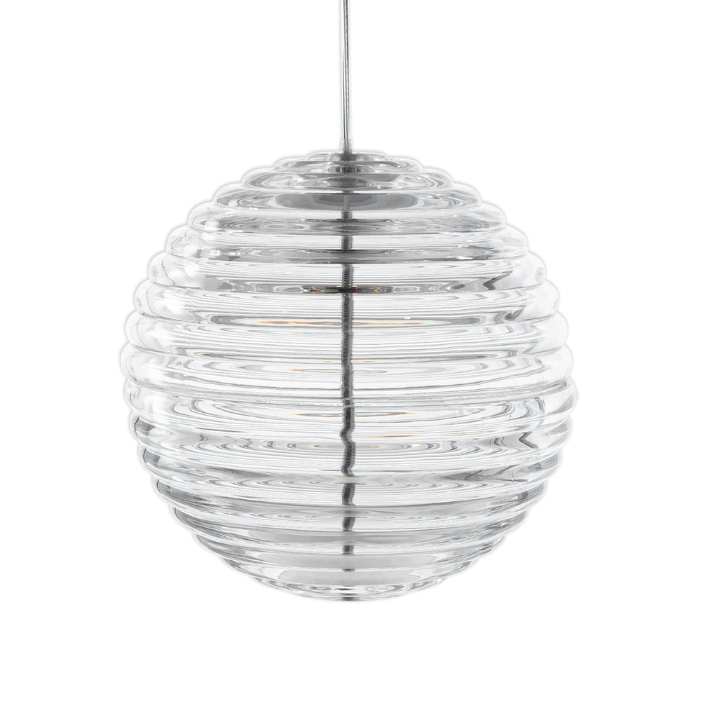 Tom Dixon - Press LED Pendelleuchte | Sphere / transparent