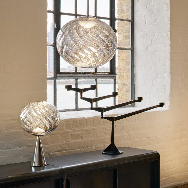 Tom Dixon - Whirl Cone Fat LED Tischleuchte