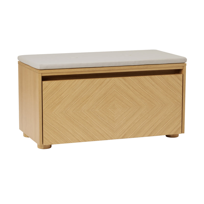 Umage - Hideaway Aufbewahrungsbank | Eiche gerastert/white sands