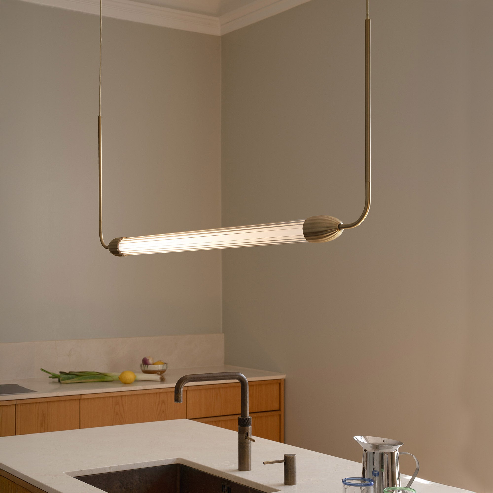 Umage - Lemon Squeeze Linear Pendelleuchte | Messing