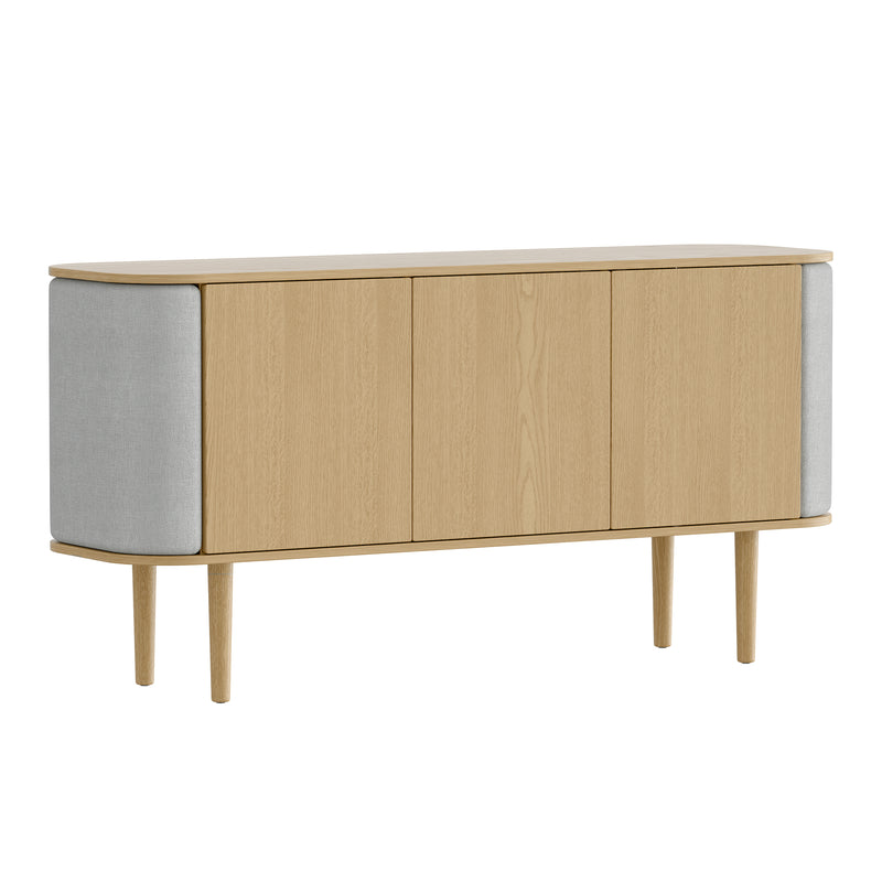 Umage - Treasures Sideboard | 3 Türen / Eiche natur  / sterling