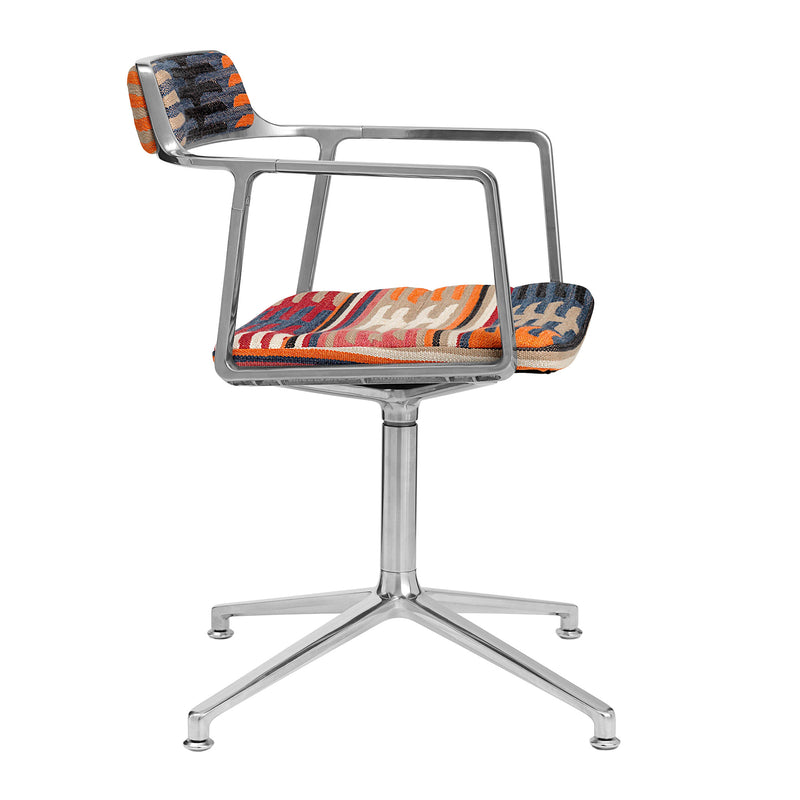 Vipp - 452 Drehstuhl | Gleiter / Todos Santos / Aluminium poliert