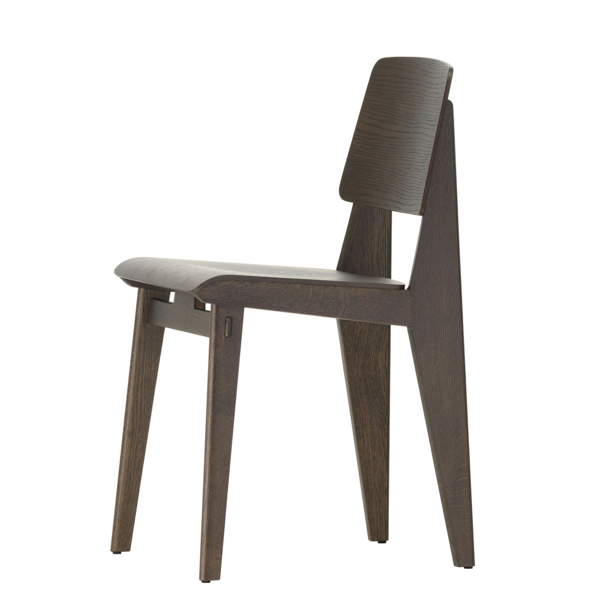 Vitra - Chaise Tout Bois Stuhl | Filzgleiter, Kunststoffgleiter