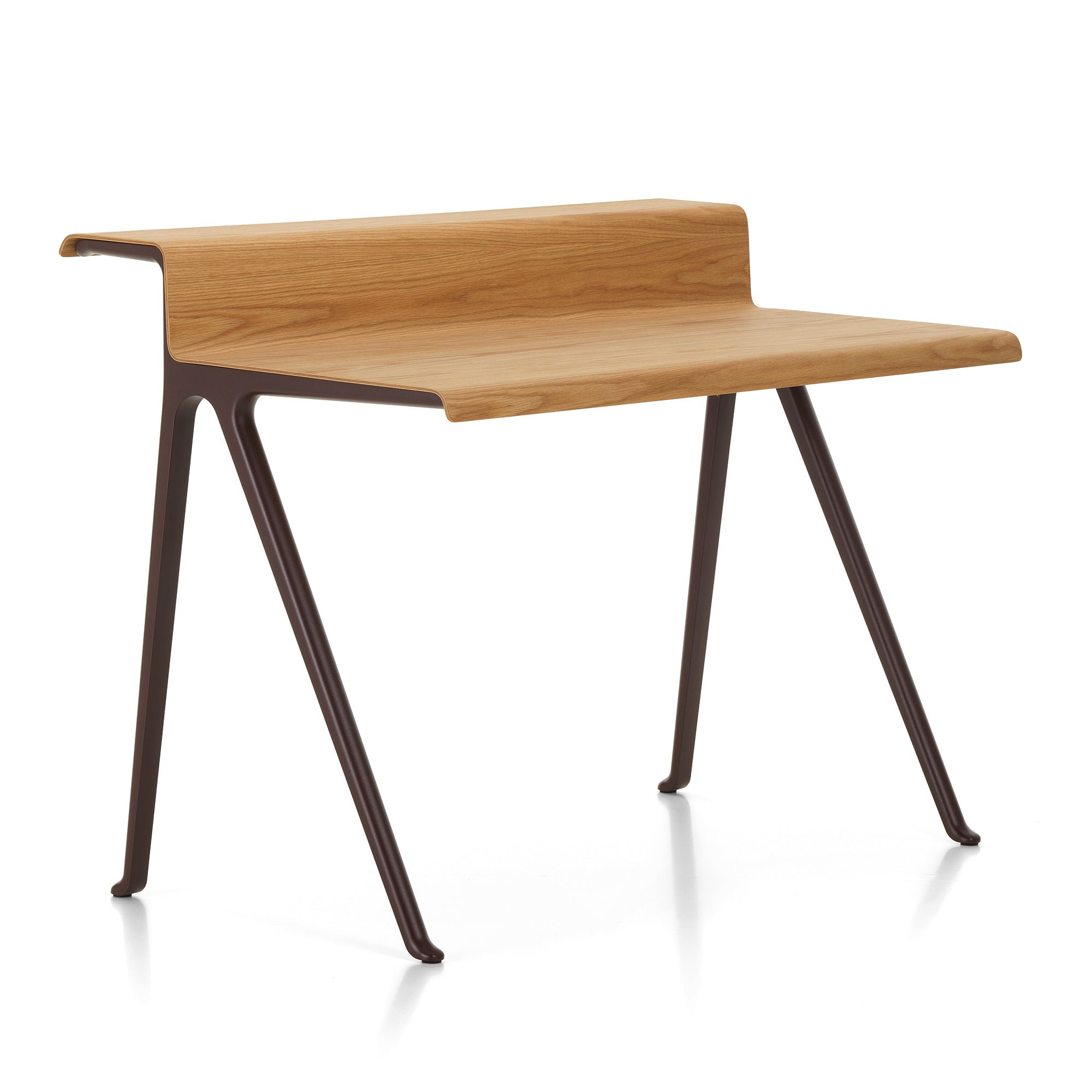 Vitra - Courier Schreibtisch | Eiche natur massiv, geölt / tiefschwarz