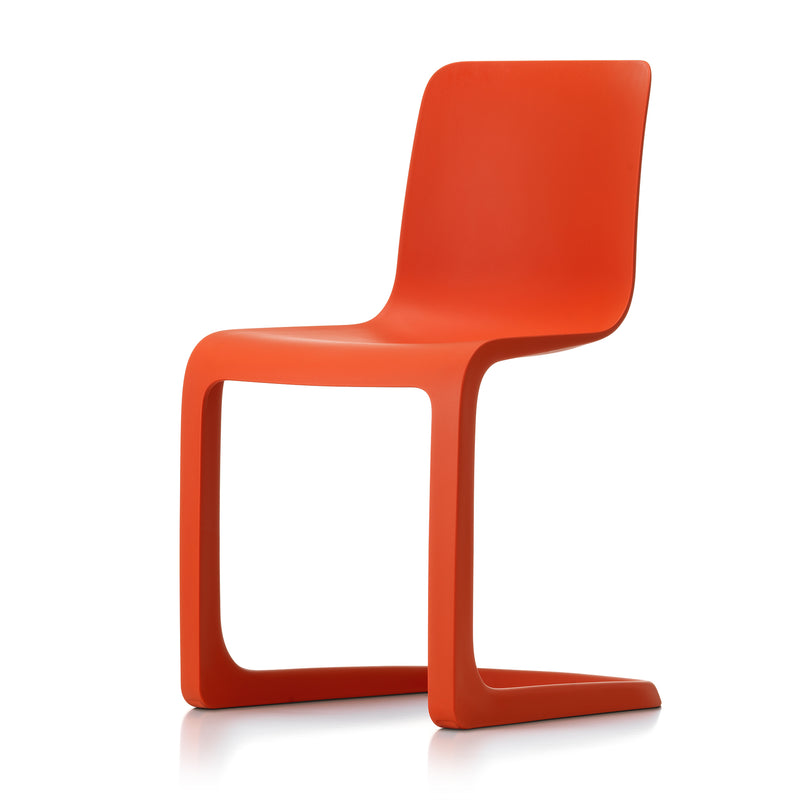 Vitra - EVO-C Vollkunststoff-Stuhl | poppy red