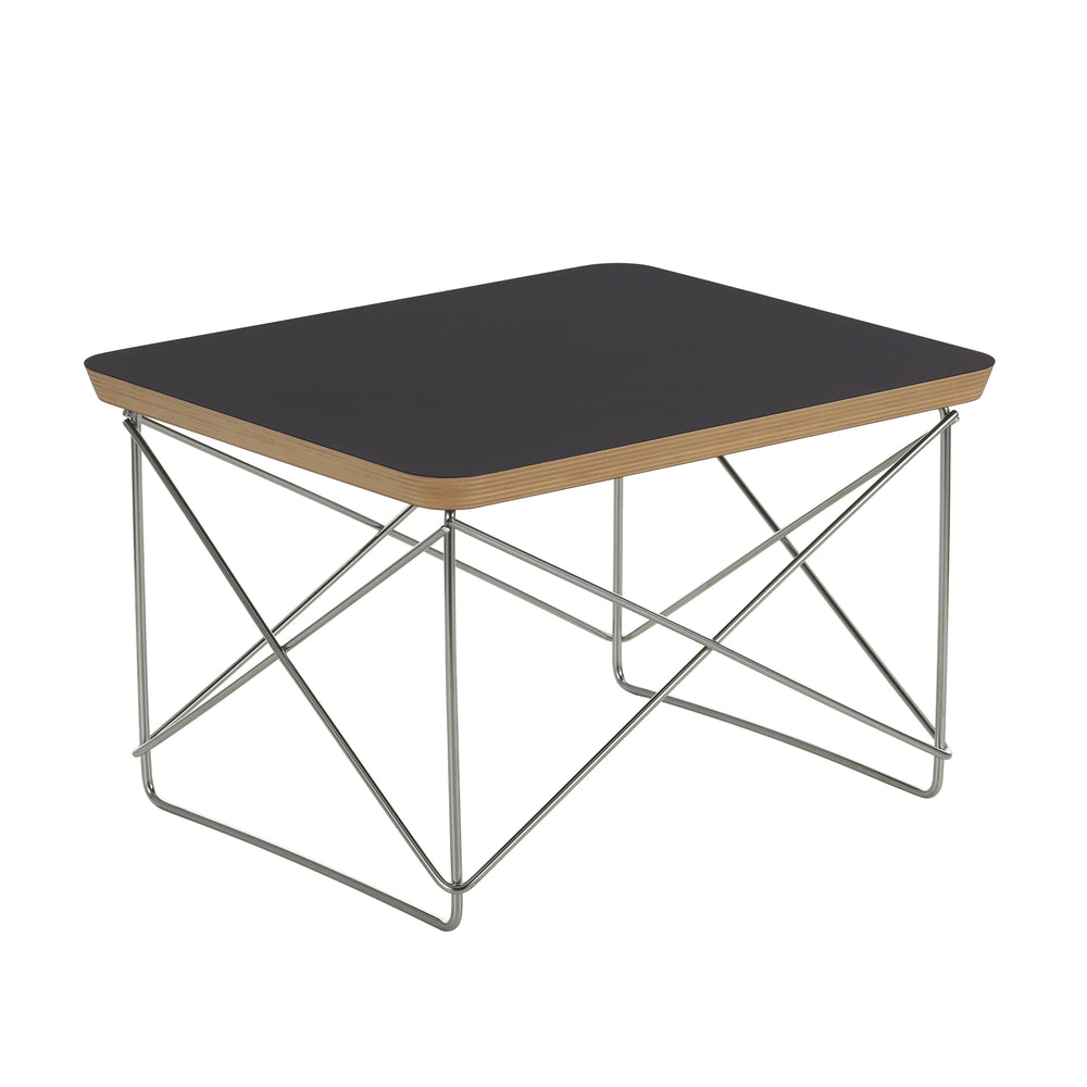Vitra - Eames Occasional Table LTR | HPL schwarz / Edelstahl