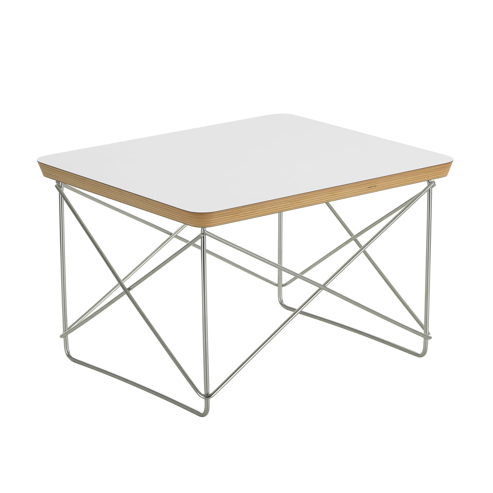 Vitra - Eames Occasional Table LTR | HPL weiß / Edelstahl