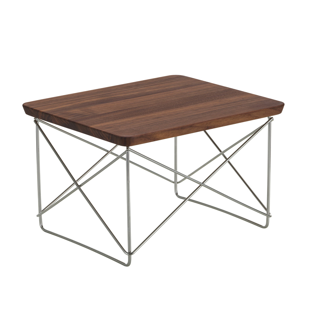 Vitra - Eames Occasional Table LTR | Nussbaum massiv / Edelstahl