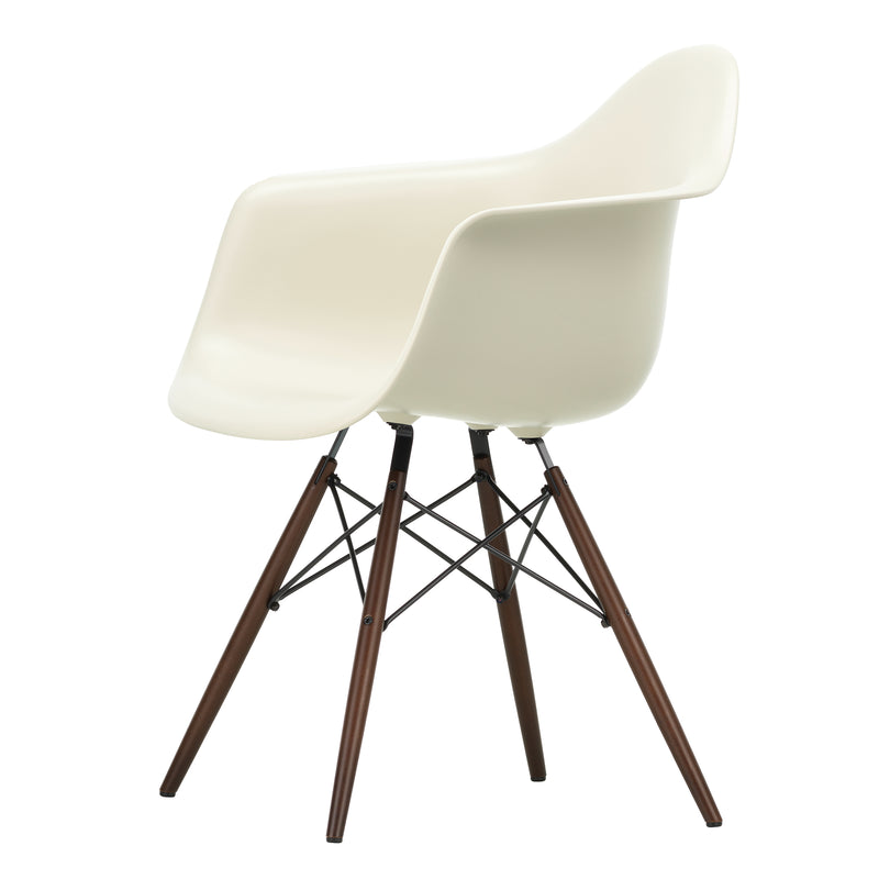 Vitra - Eames Plastic Armchair DAW RE | kieselstein RE / Ahorn dunkel 