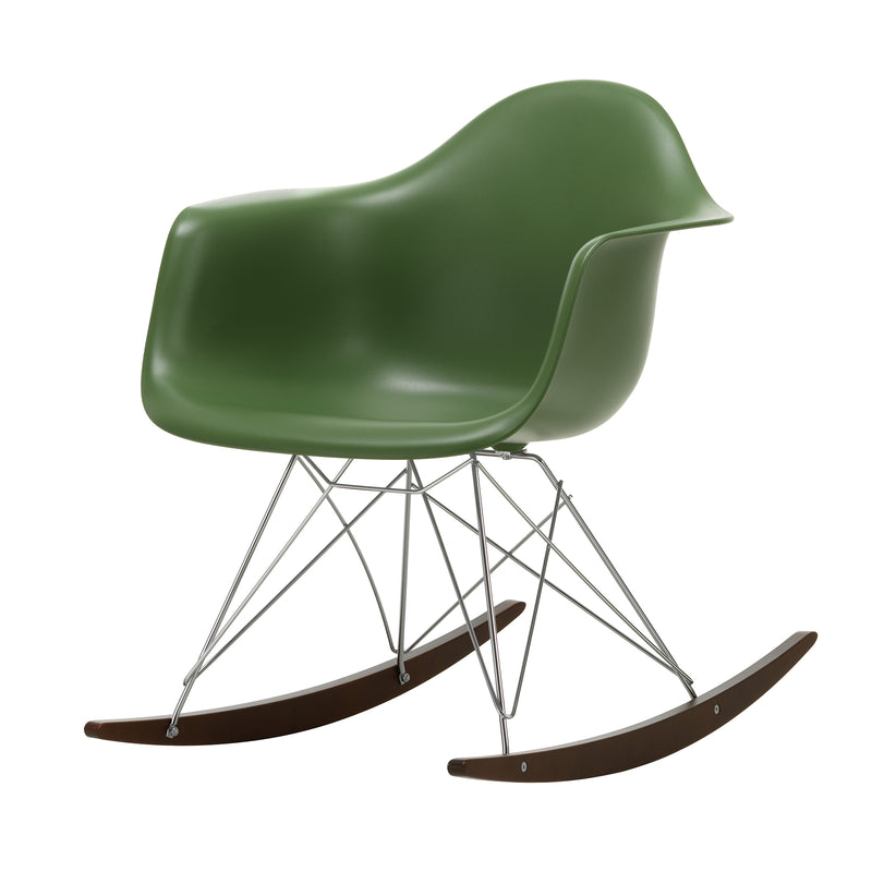 Vitra - Eames Plastic Armchair RAR | Kufen Ahorn dunkel / forest RE / verchromt