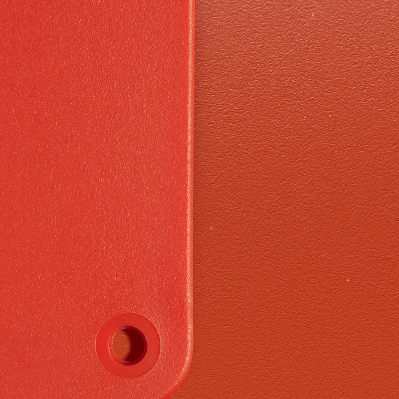 Vitra - Eames Plastic Side Chair DSR RE | poppy red RE / verchromt, poppy red RE / basic dark, poppy red RE / weiß