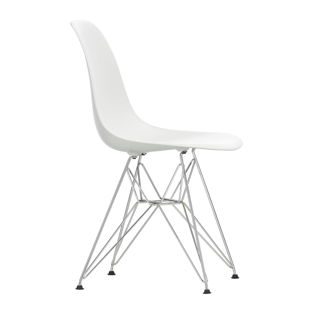 Vitra - Eames Plastic Side Chair DSR RE | weiß / verchromt