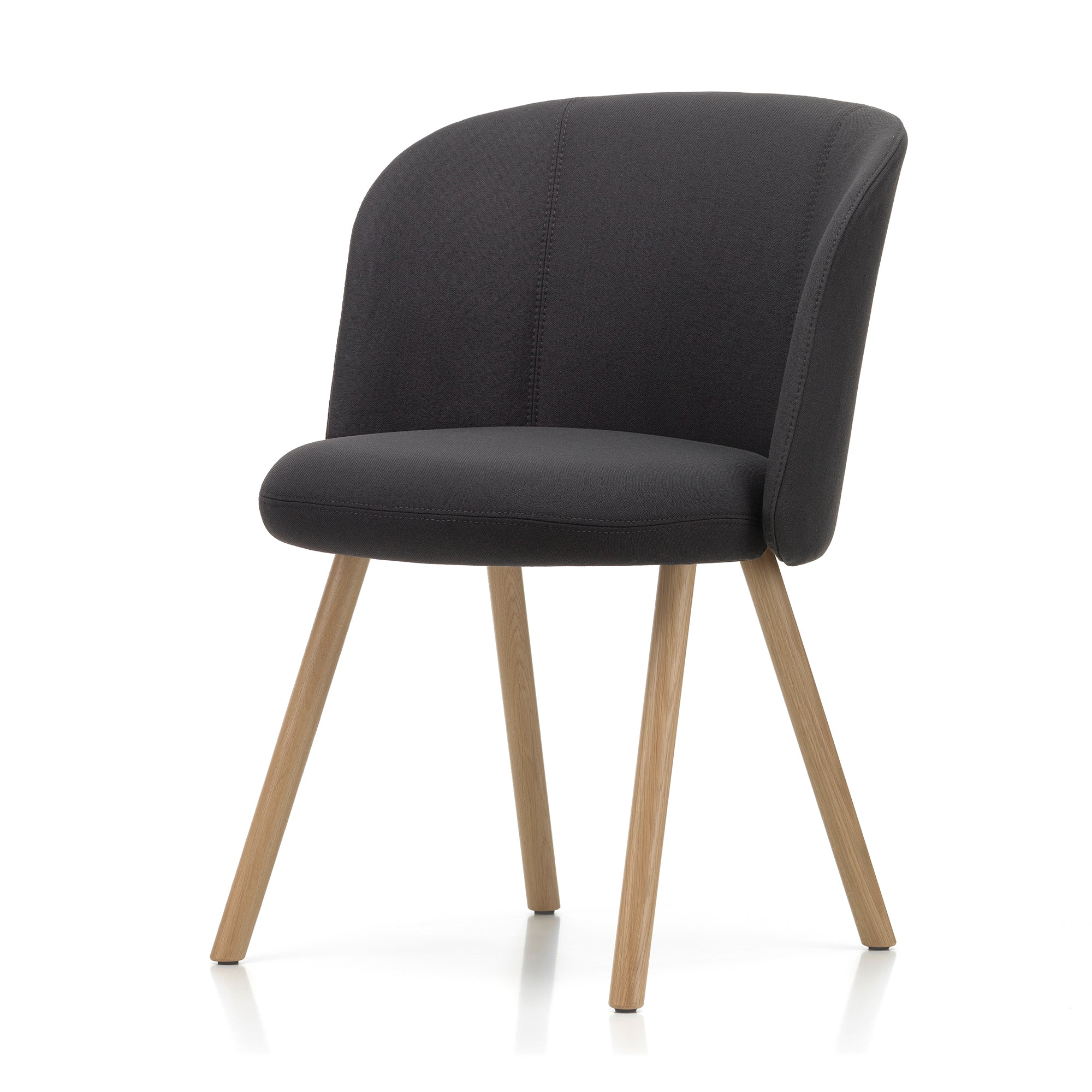 Vitra - Mikado Stuhl Holz | Plano 69 dunkelgrau