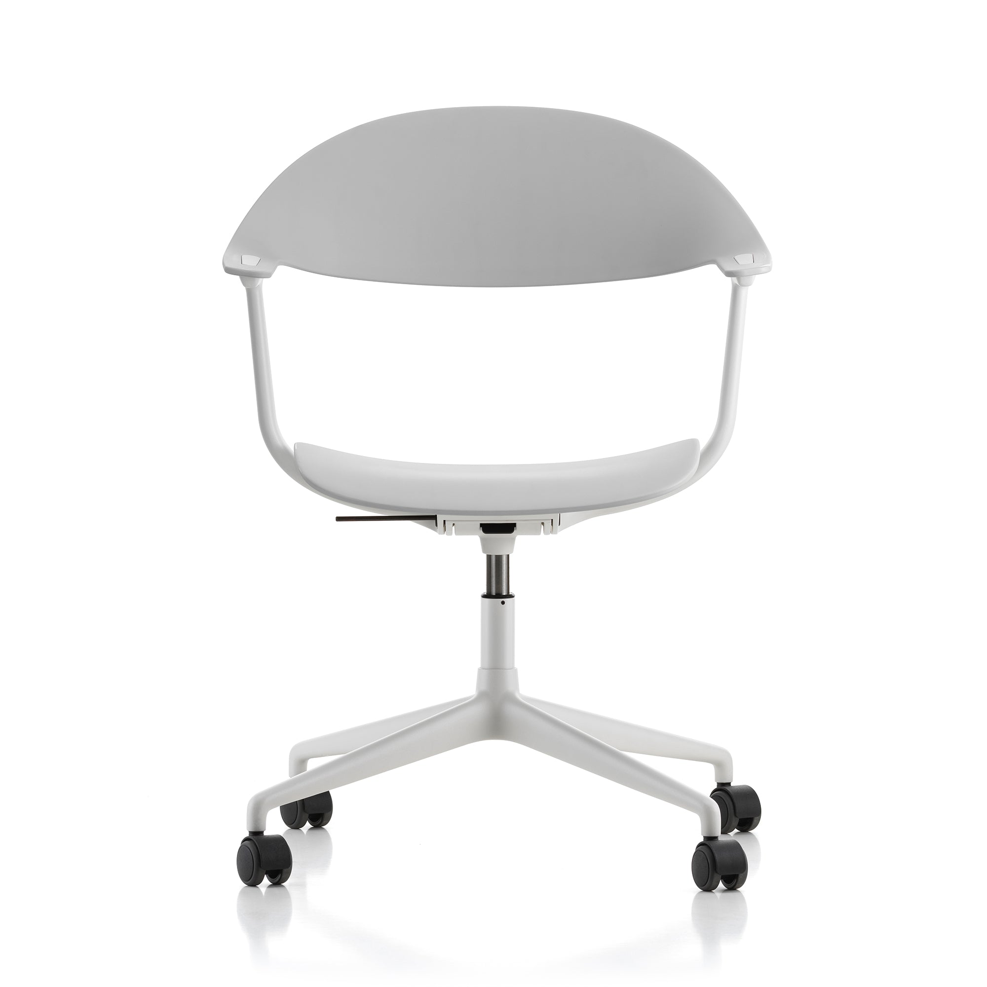 Vitra - Mynt Bürostuhl Viersterngestell | beschichtet soft light / grau
