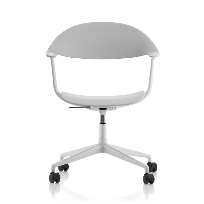 Vitra - Mynt Bürostuhl Viersterngestell | beschichtet soft light / grau