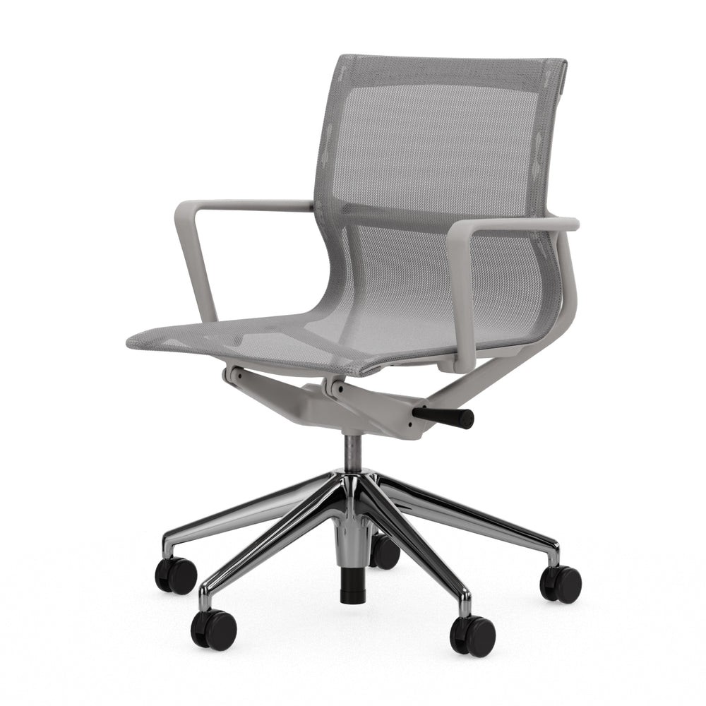 Vitra - Physix Bürodrehstuhl | TrioKnit 07 silbergrau / soft grey
